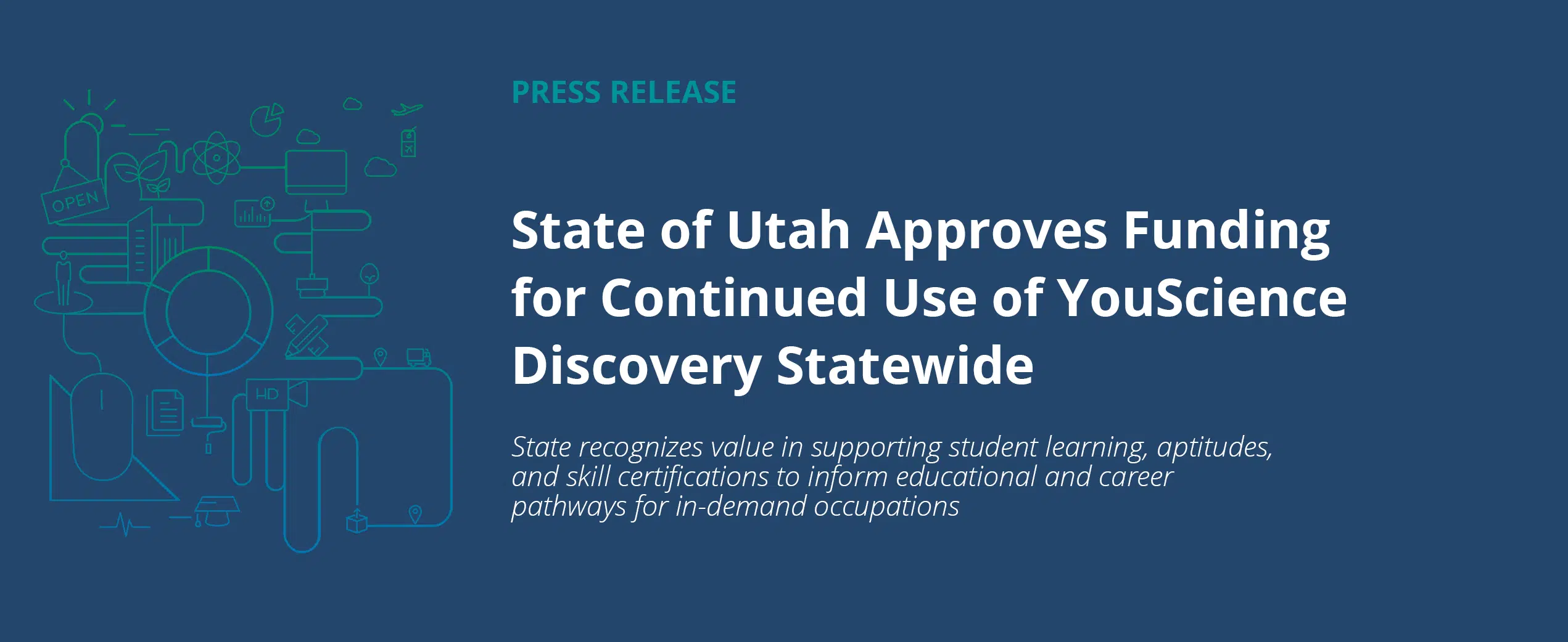 State of Utah approves funding for continued use of YouScience Discovery statewide