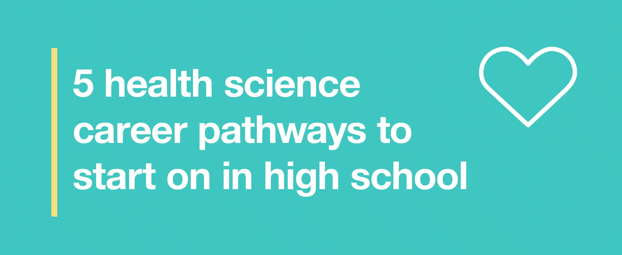 5 health science career pathways to start on in high school